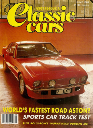 THOROUGHBRED & CLASSIC CARS 1989 JUNE -HOT ASTON, RARE MGA